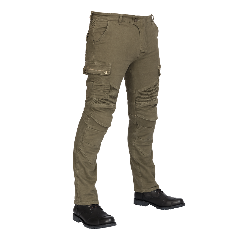 Мотоциклетные штаны MadBull Cargo JS Stretch Olive