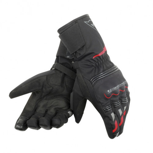 Перчатки DAINESE TEMPEST UNISEX D-DRY LONG black/red