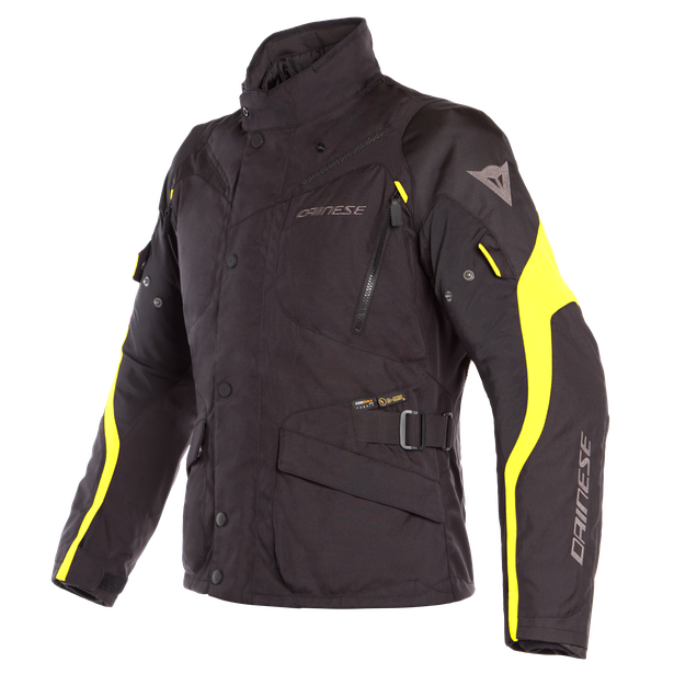 Куртка текстильная Dainese Tempest 2 D-dry Black/Fluo-Yellow