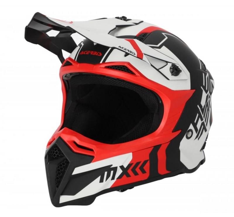 Мотошлем кроссовый Acerbis Profile 5 22-06 White/Red