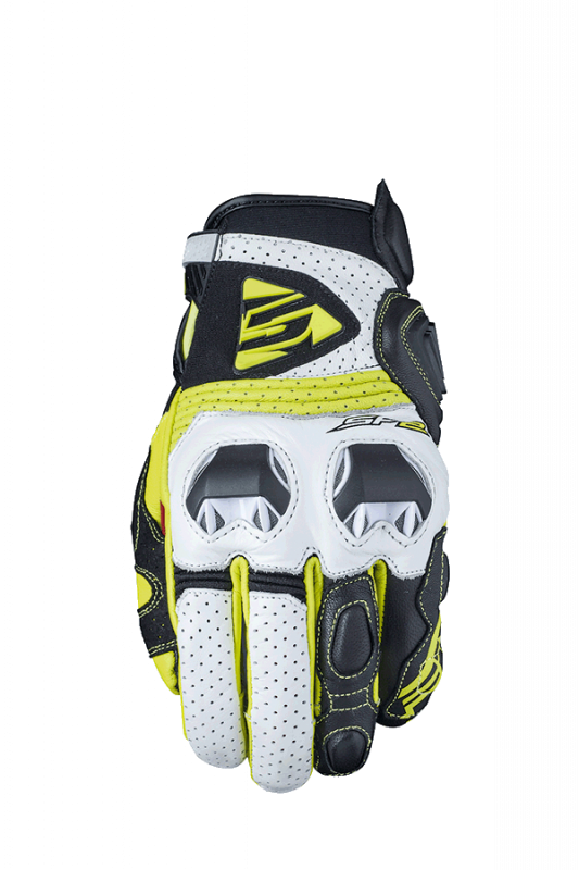 Мотоперчатки Five SF2 White-fluo Yellow