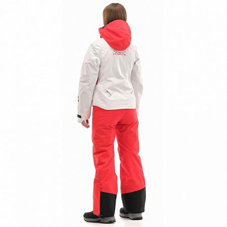 Куртка утепленная Dragonfly Gravity Premium WOMAN Gray-Red Fluo XS