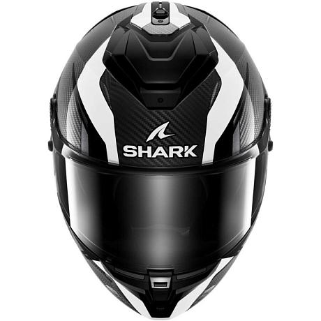 Шлем интеграл Shark Spartan Gt Pro Kultram Carbon Black/white/black S