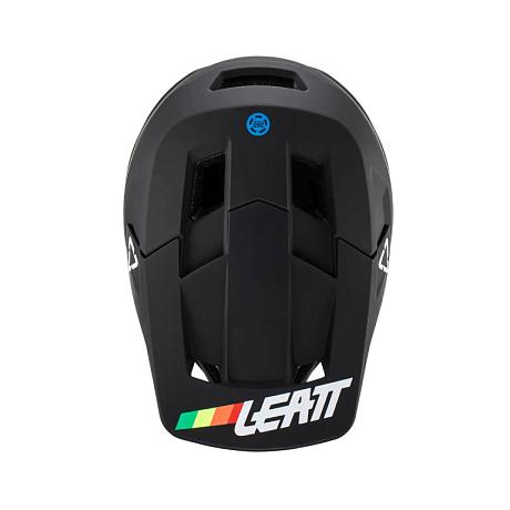Велошлем подростковый Leatt MTB Gravity 1.0 Junior Helmet Black 2024 2XS