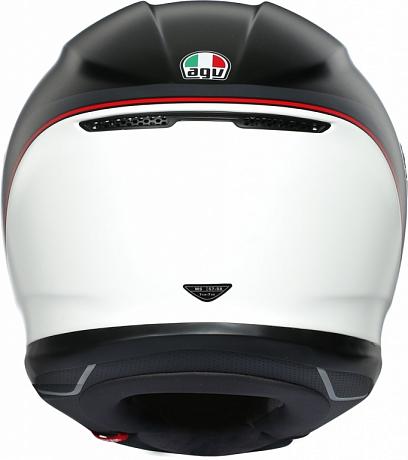 AGV Шлем K-6 Multi Minimal Pure Matt Black/White/Red