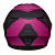  Шлем ZOX Condor Parkway Черный/Розовый XS