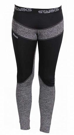 Термобелье (кальсоны) женские Starks Warm Long pants Extreme черно-серые 2XL