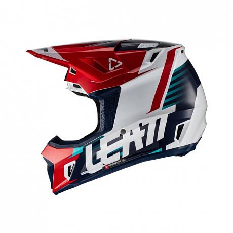 Мотошлем кроссовый Leatt Kit Moto 7.5 V22 Blue/Red