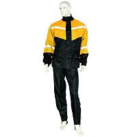Proud To Ride Мото дождевик (куртка+брюки), цвет Черный/Желтый