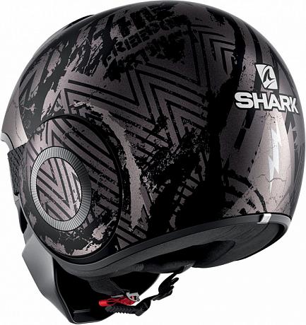 Шлем открытый Shark Street Drak Crower Mat черный-серый
