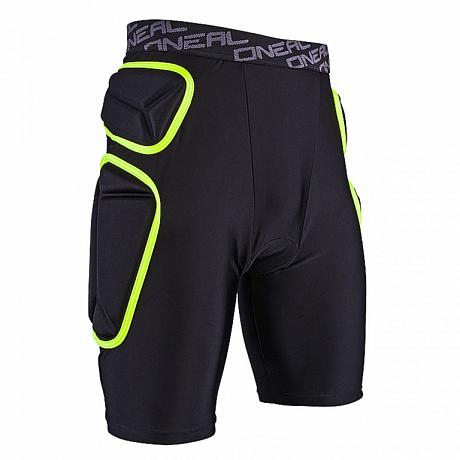ONEAL Защитные шорты Trail Short чёрно-зеленые лайм S