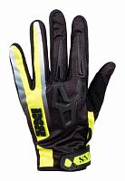 Перчатки кроссовые IXS Cross Gloves Lite Air, Чёрный/Жёлтый