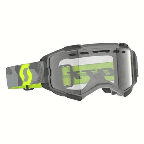 Очки SCOTT Enduro light grey/neon yellow/clear