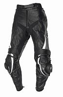 Кожаные мотоциклетные штаны IXS Robin 2, черно-белый