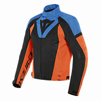 Куртка текстильная Dainese Levante Air Blk-light-blue-flame-orange