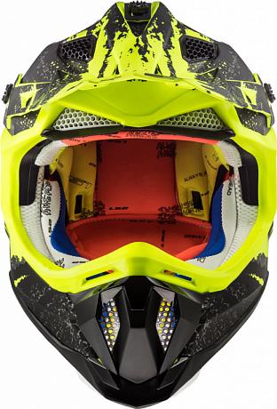Кроссовый шлем LS2 MX470 Subverter Claw, Matt Black Hi-Vis Yellow
