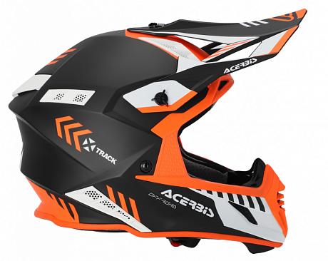 Шлем Acerbis X-TRACK MIPS 22-06 Black/Orange Fluo XS