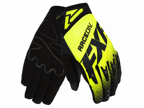 Перчатки FXR Factory Ride Adjustable MX Glove 20 Black/HiVis M