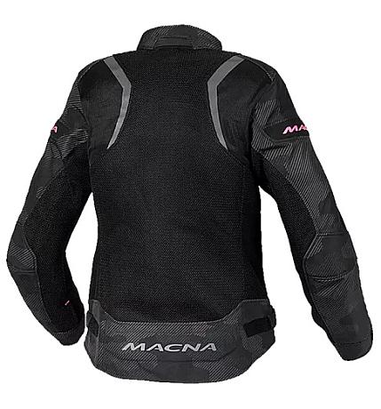 Куртка ткань женская Macna Velotura черная/камуфляж