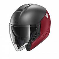 Shark шлем Citycruiser Dual RAR, цвет Черный/Красный