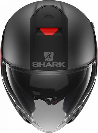 Shark шлем Citycruiser Karonn Mat черно-серо-красный XS