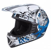 Кроссовый шлем IXS HX276 Sword сине-белый