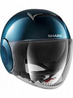 Шлем открытый Shark Nano crystal metal синий