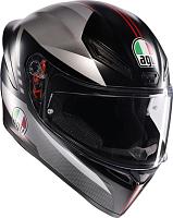 Шлем AGV K-1 S E2206 Lap Matt Black/grey/red