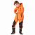  Дождевой детский комплект Dragonfly Evo Kids (куртка,штаны) Orange 116-122