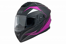 Шлем интеграл IXS Full Face Helmet iXS216 2.1, черно-фиолетовый 