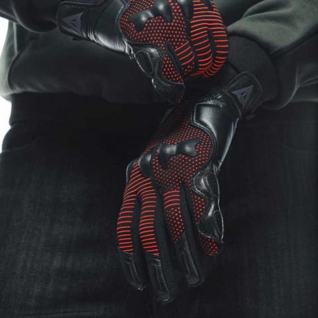 Перчатки DAINESE UNRULY ERGO-TEK BLACK/FLUO-RED XS