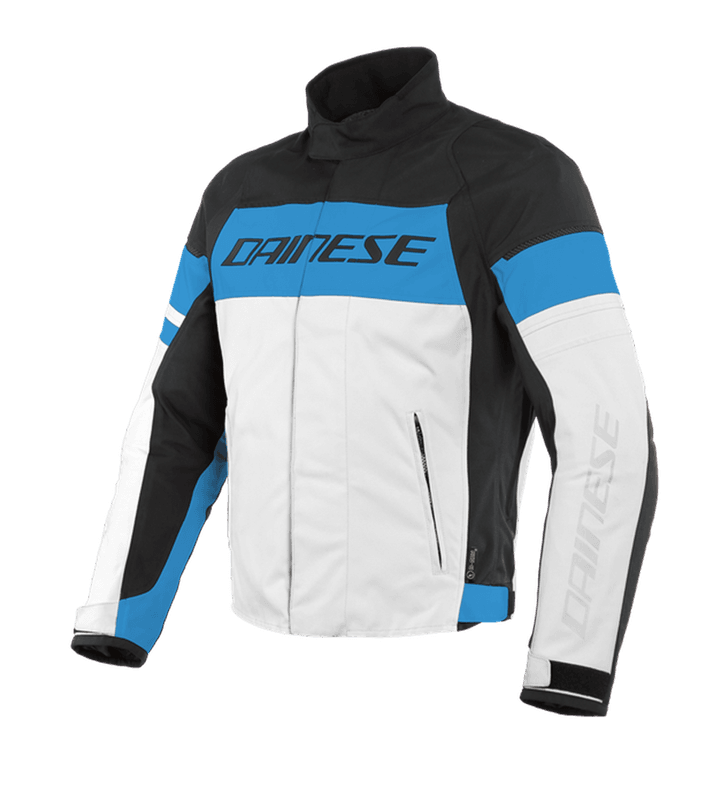 Куртка текстильная Dainese Saetta D-Dry white-performance-blue-black